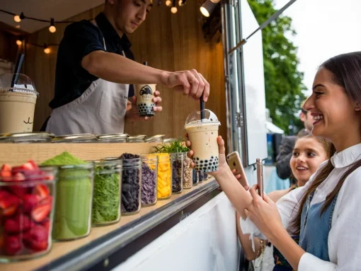 Mobile Bubble Tea Bar Hire